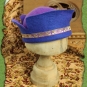 Blauer Mailänder-Hut