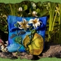 Wasserlilien-Filztasche mit Libelle