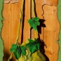 Grüne Blättertasche